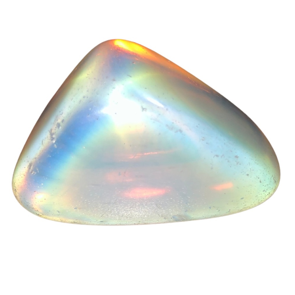 Opalite Crystal Set β Tumbled Palm Stone & Point β 28g Total - Picture 9 of 10